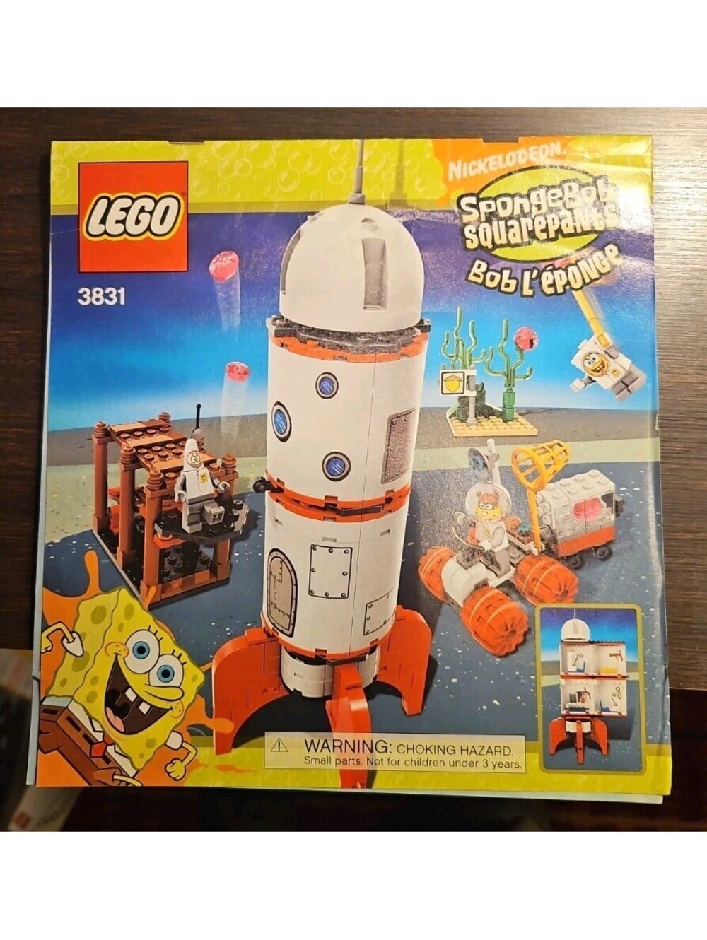 Lego SpongeBob SquarePants 3831 Rocket Ride Instruction Manual Only
